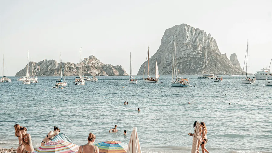 Båtar på Ibiza.