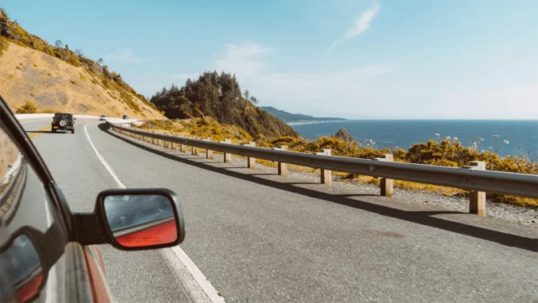 Bil som är på en roadtrip i USA.