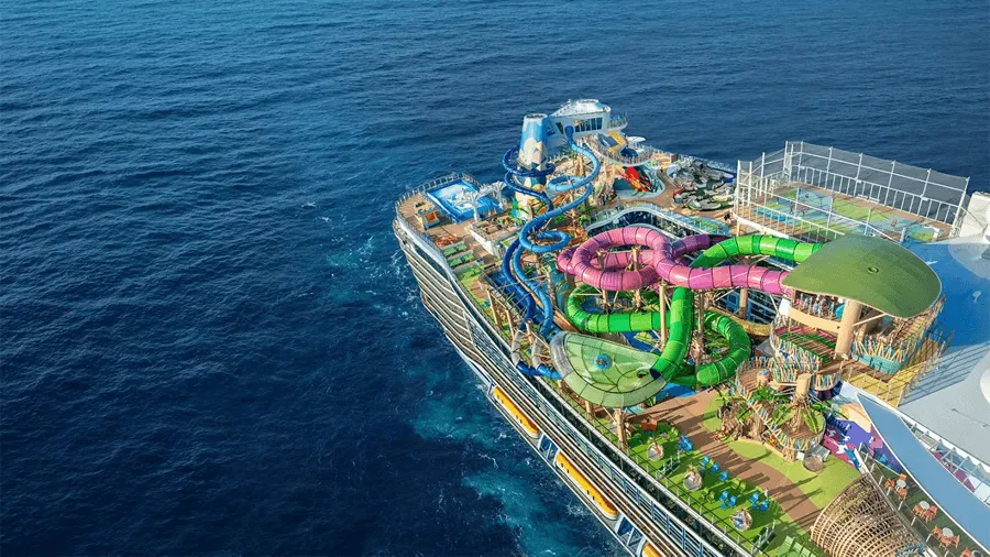 Exteriören av Icon of the Seas.