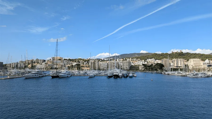 Palma de Mallorcas hamn.