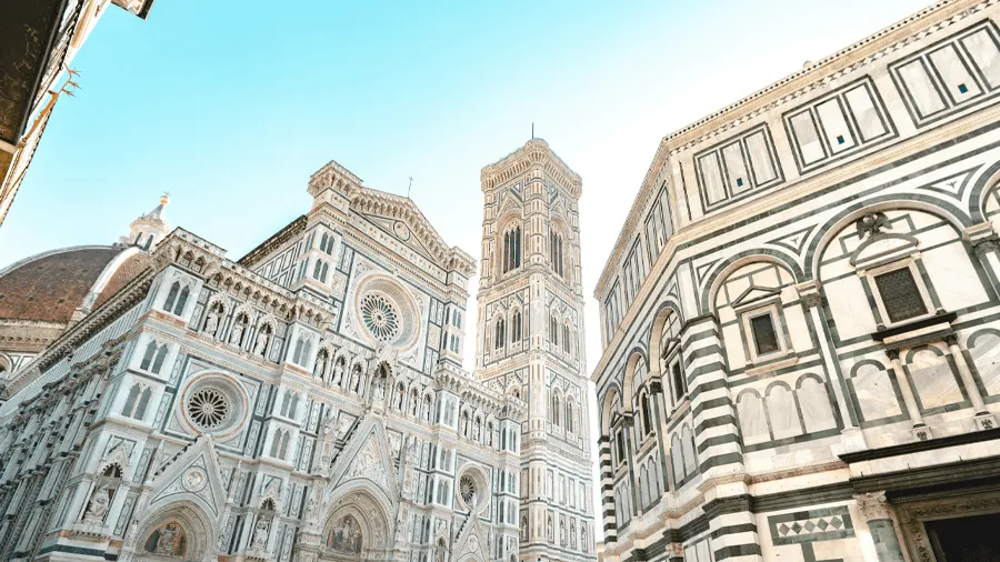 Piazza del Duomo kan du se på en weekend i Florens.