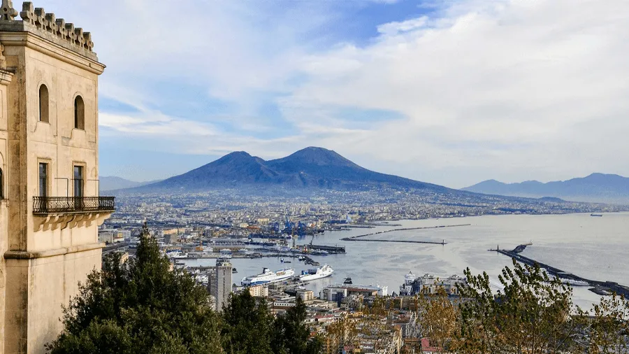 Vulkanen Vesuvius.