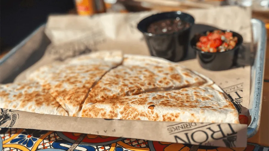 Quesadilla, en mexikansk rätt.