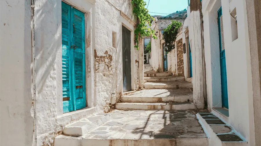 Gränd i Naxos.
