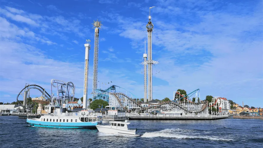 Gröna Lund i Stockholm.
