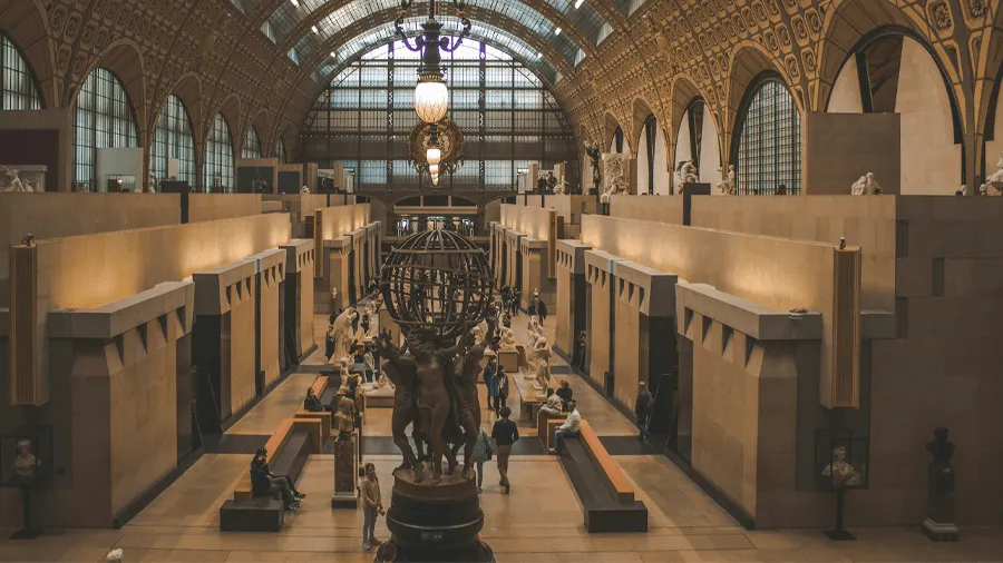 Musee d'Orsay, ett konstmuseum i Paris.