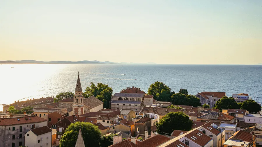 Zadar, en av många sevärdheter i Kroatien.