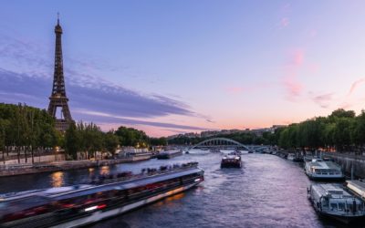 Se solnedgången i Paris