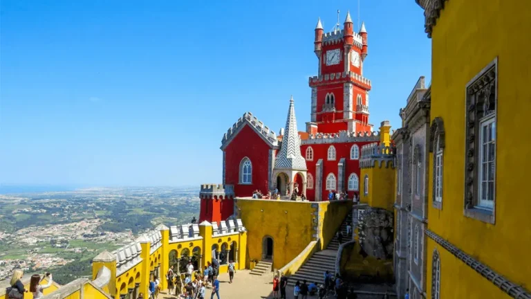 Slott i Portugal i Europa.