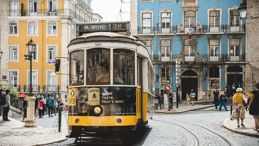 Spårvagn i Portugal i Europa.