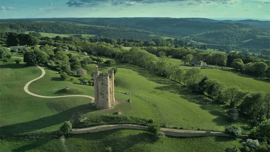 Slott i Cotswold.