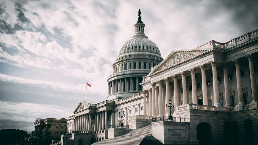 Washington DC på USAs östkust.
