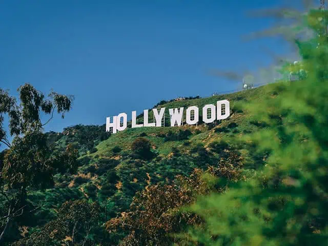 Hollywood-skylten i Los Angeles