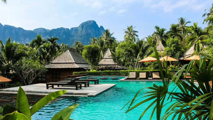 Boende i Thailand i Asien.