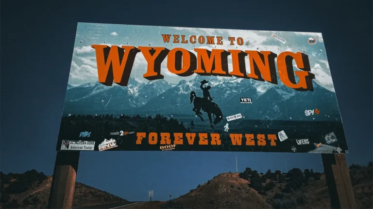 Wyoming skylt