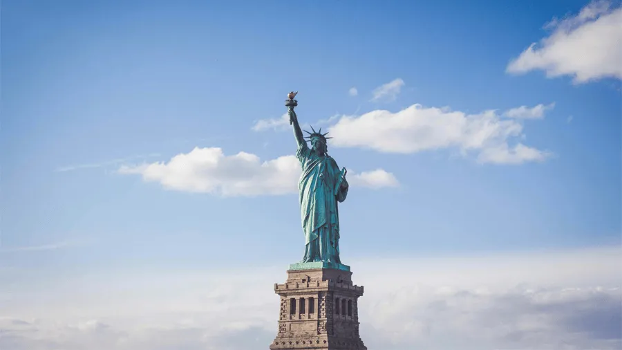 Frihetsgudinnan i New York City i USA.