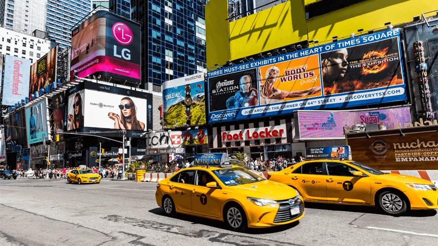 Times square i New York.