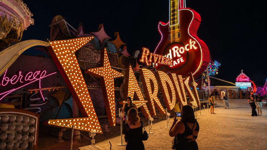 Neonljusmuseum i Las Vegas.