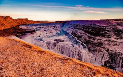 Blogg Det välkända vattenfallet Gullfoss