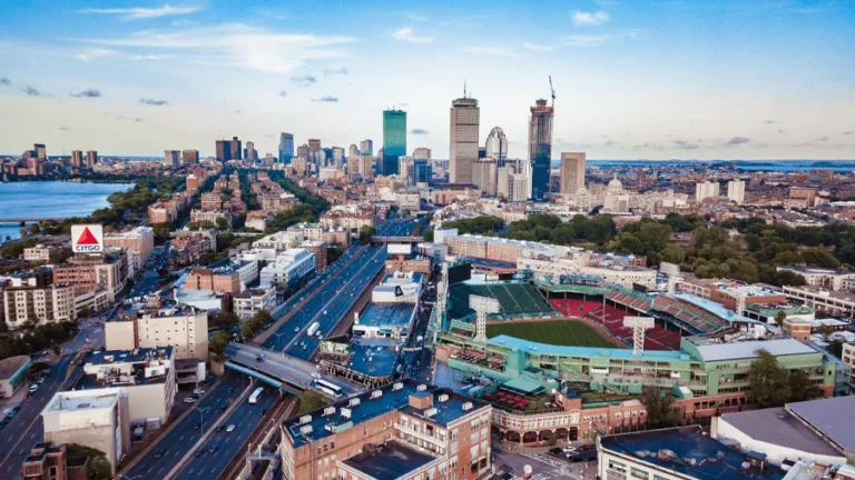 Staden Boston i Massachusetts i USA.