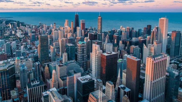 Staden Chicago i Illinois i USA.