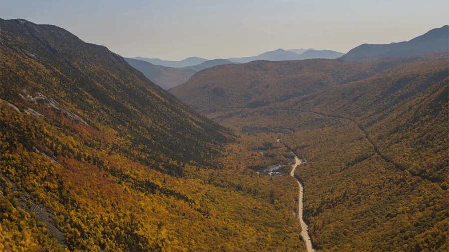 Crawford notch i New Hampshire.