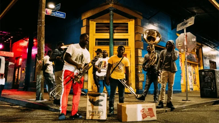 Jazzband i French quarter.