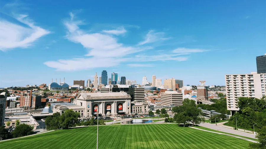 Kansas city i Missouri i USA.