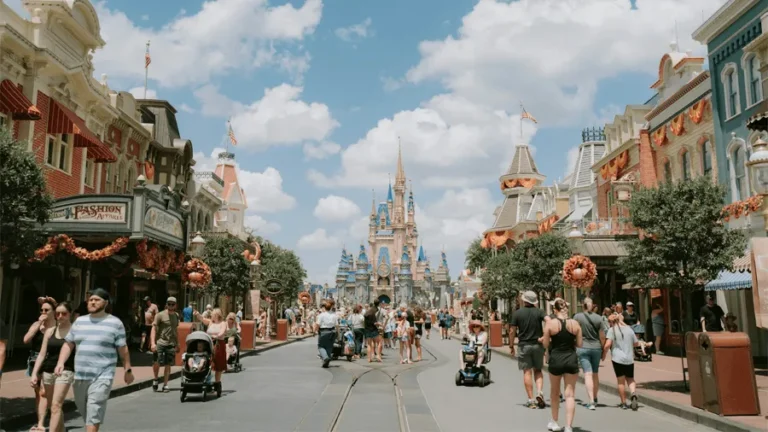 Main street i Magic Kingdom på Walt Disney World resort.