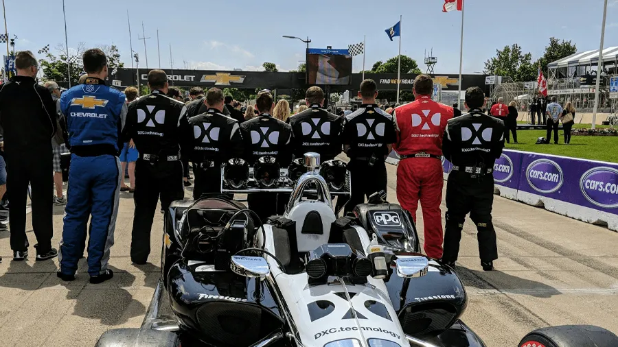 Motorsport i Detroit i Michigan.