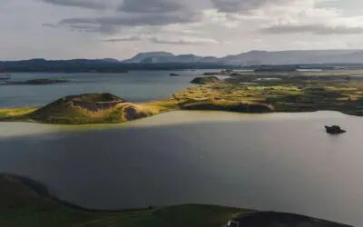 Blogg Mývatn, en av Islands många sjöar