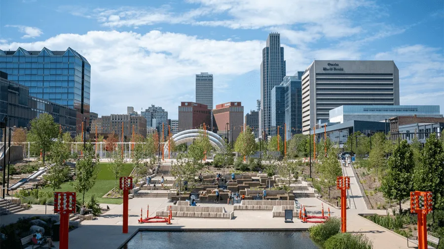Staden Omaha i Nebraska.