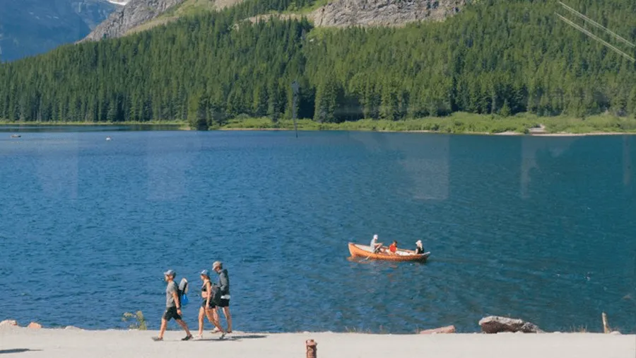 Paddling i Montana.