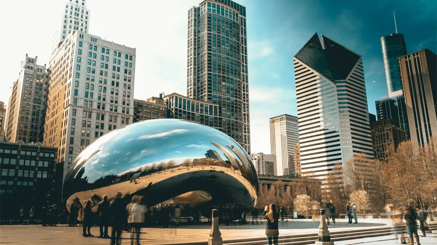 The Bean i Illinois i USA.