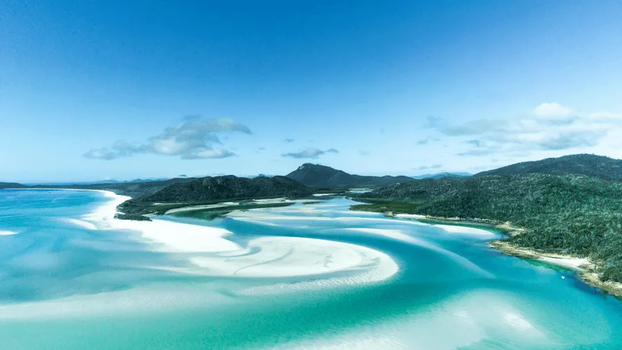 Whitsundays Islands i Australien.