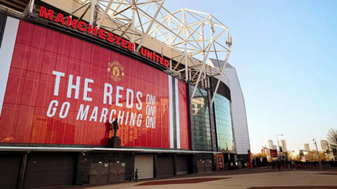 Hemmaarenan för Manchester united.