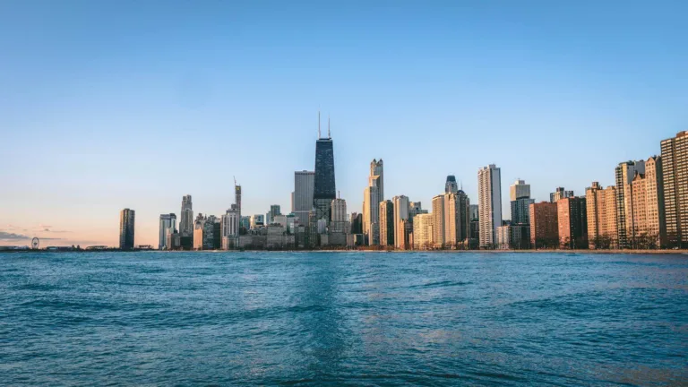 Chicago skyline.