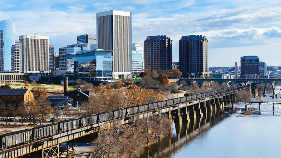 Staden Richmond i Virginia.