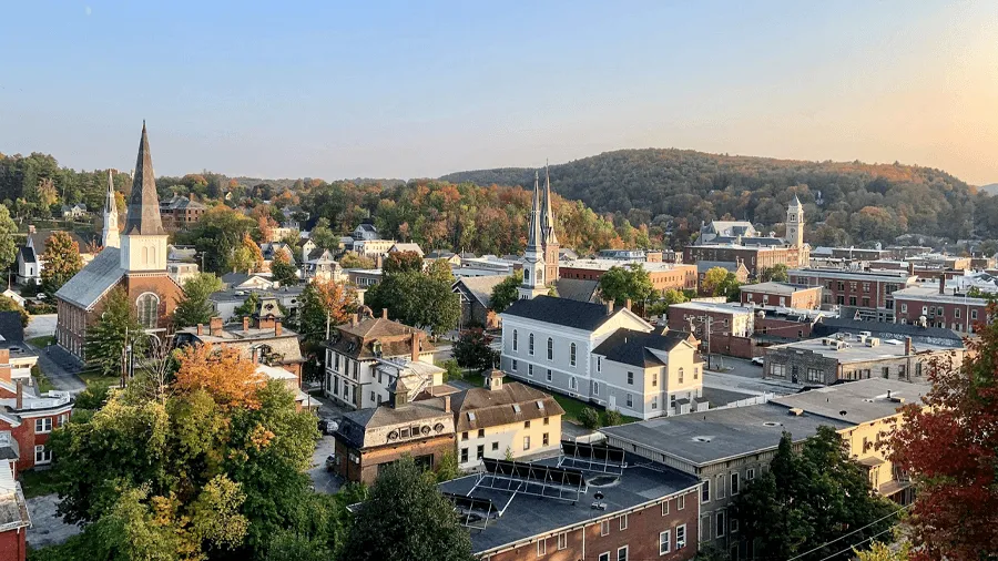 Staden Montpelier i Vermont, USA.