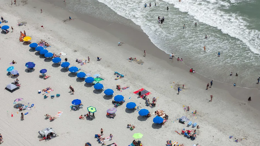 Myrtle beach i South Carolina.