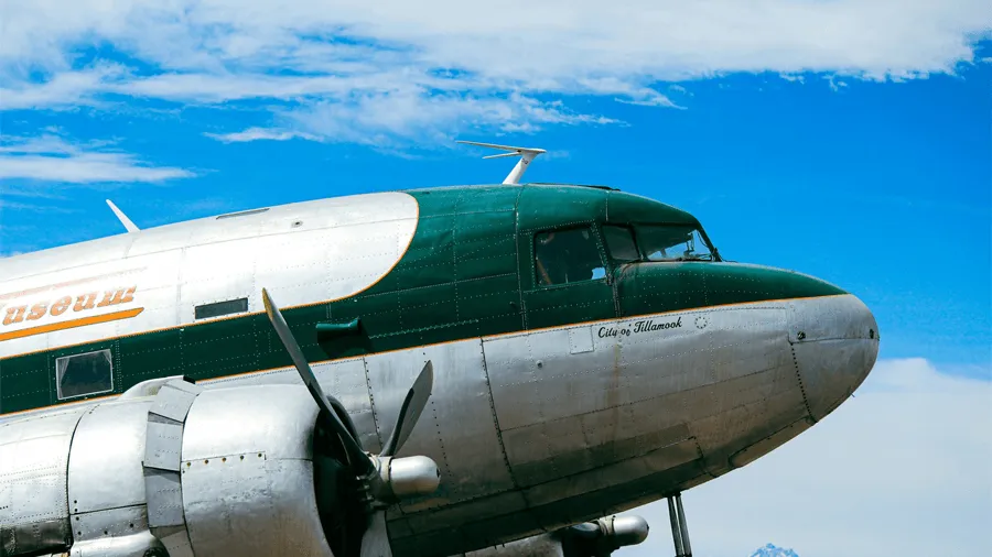 Ett flygplansmuseum i Oregon.