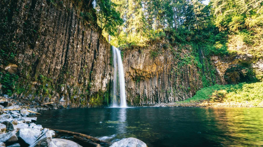 Vattenfall i Oregon.