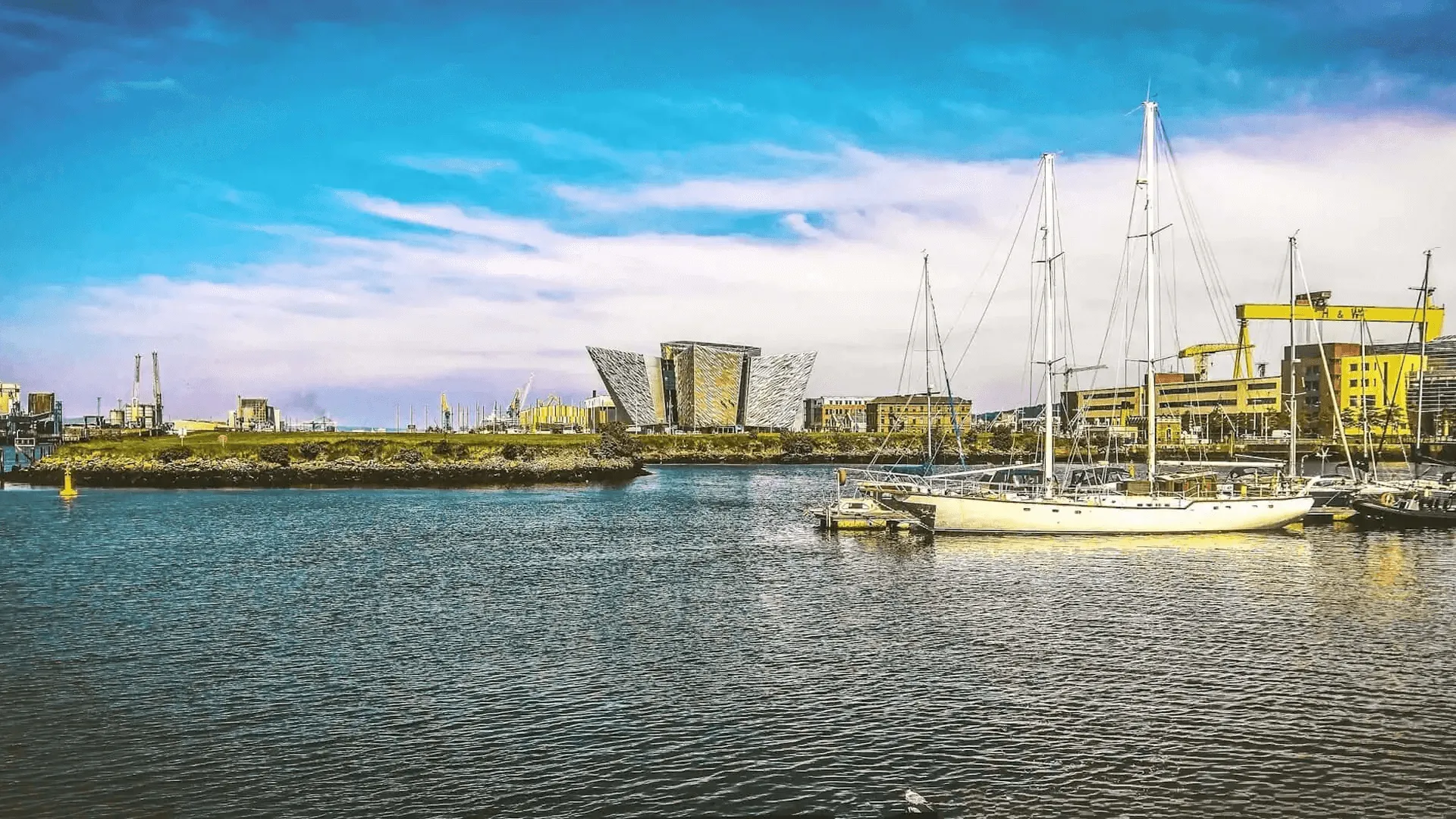 Staden Belfast i Nordirland.