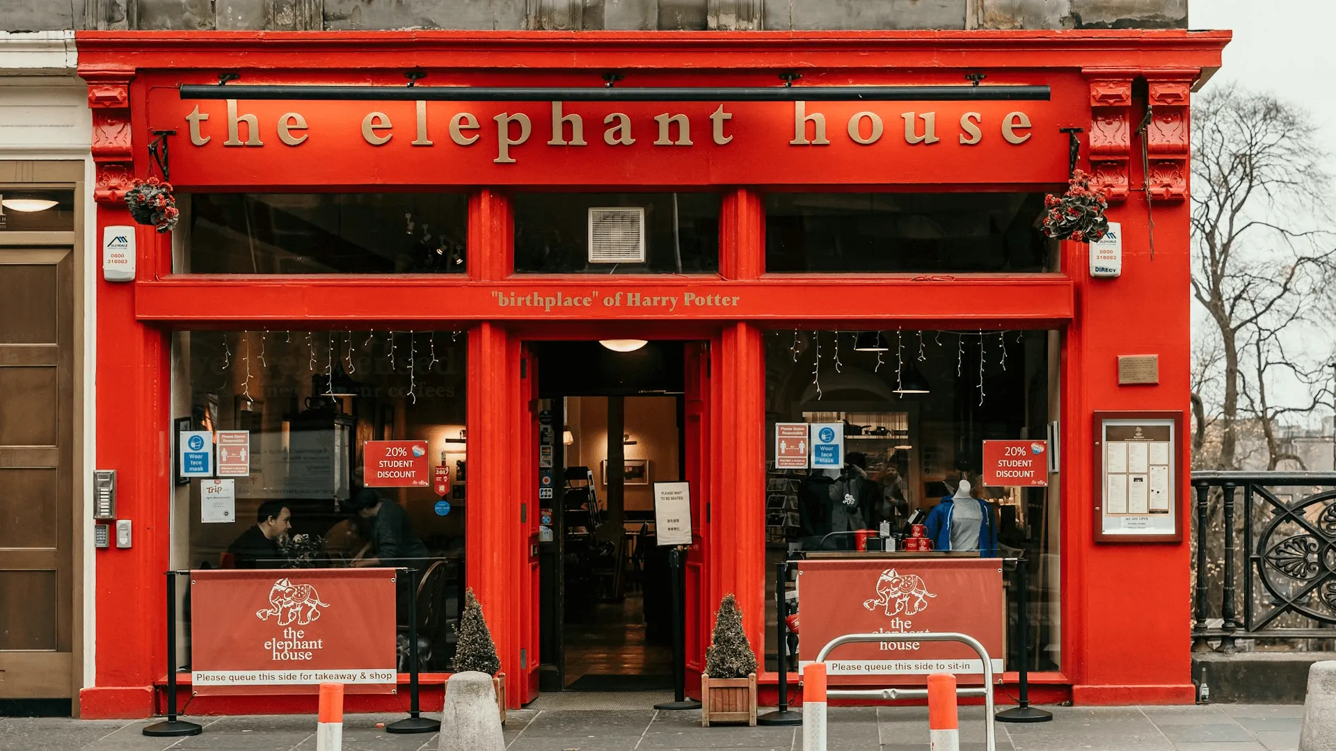 Elephant house, caféet som anses vara Harry Potters födelseplats.