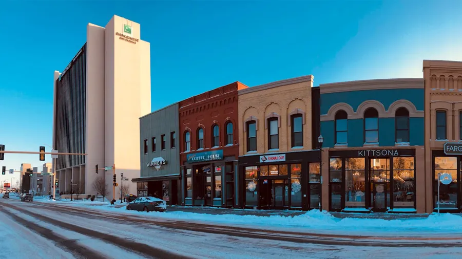 Staden Fargo i North Dakota.