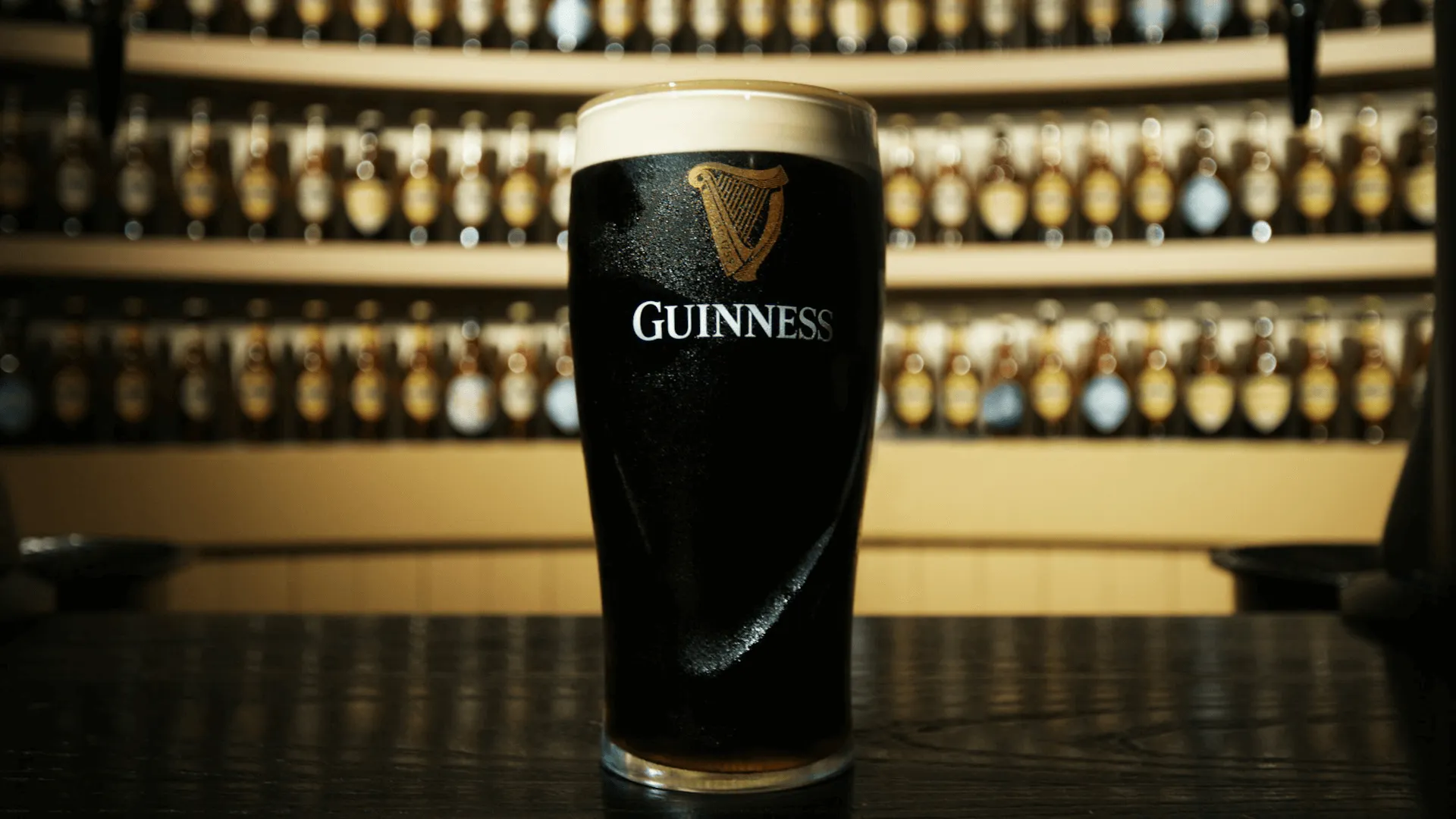 En Guinness öl.