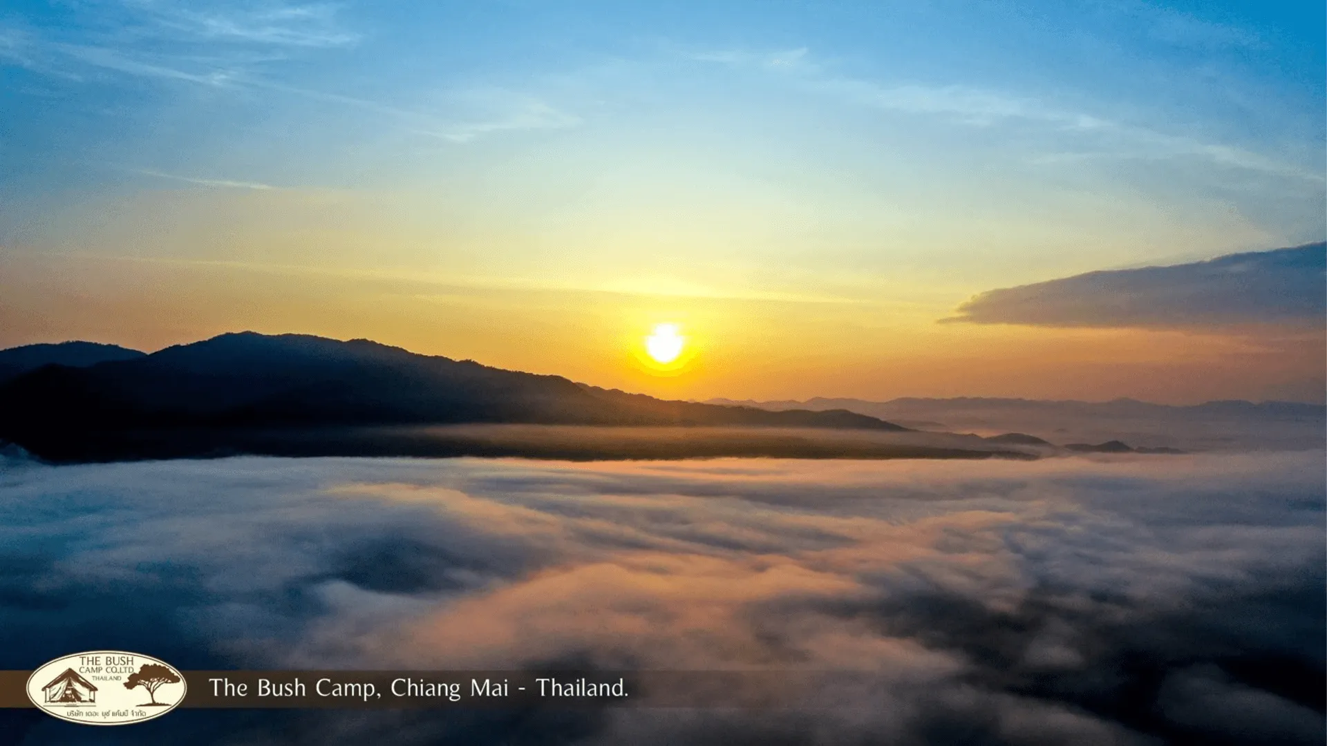 Vackert naturlandskap i närheten av The Bush Camp Chiang Mai.