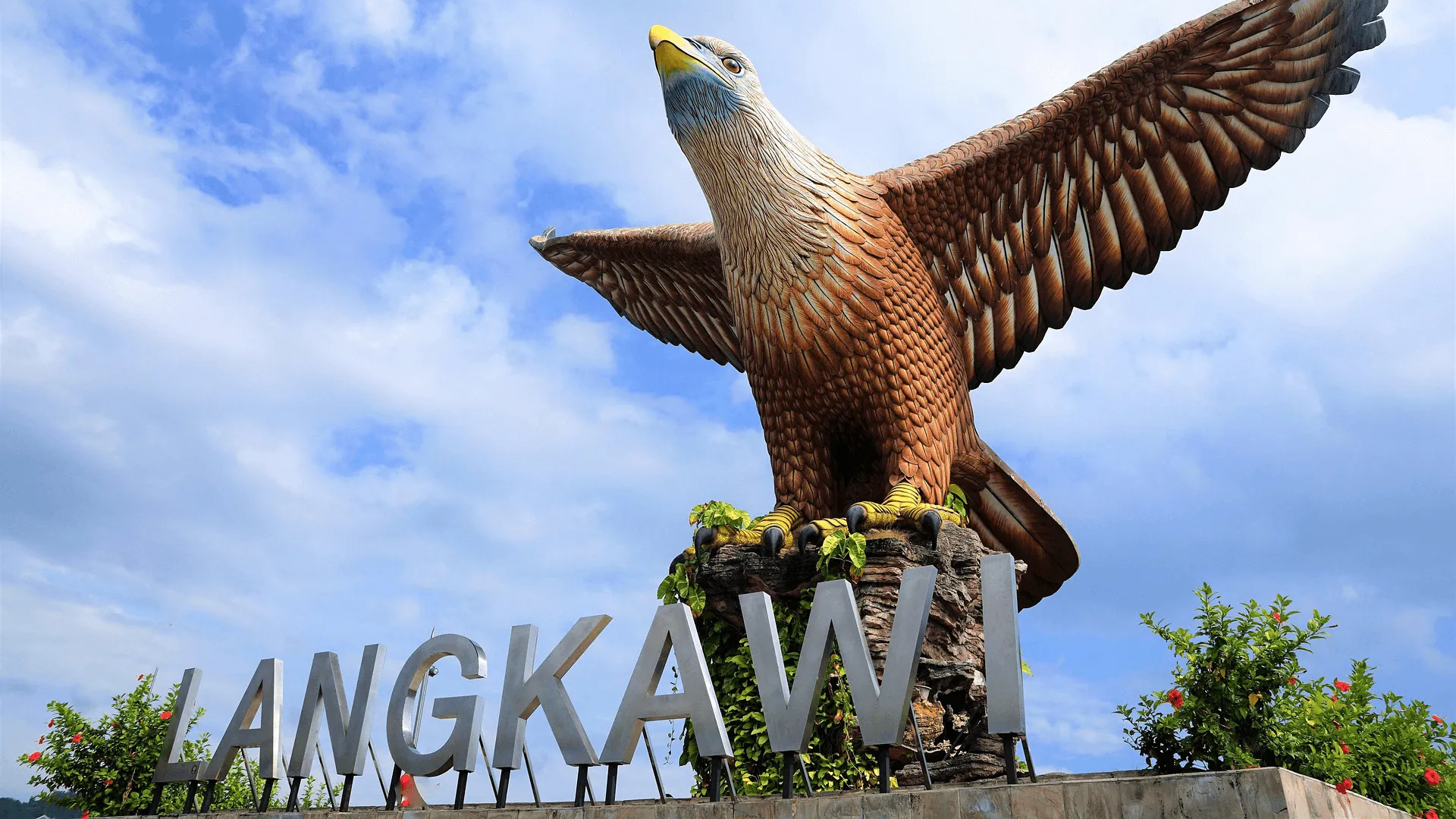 Örnstaty i Langkawi.