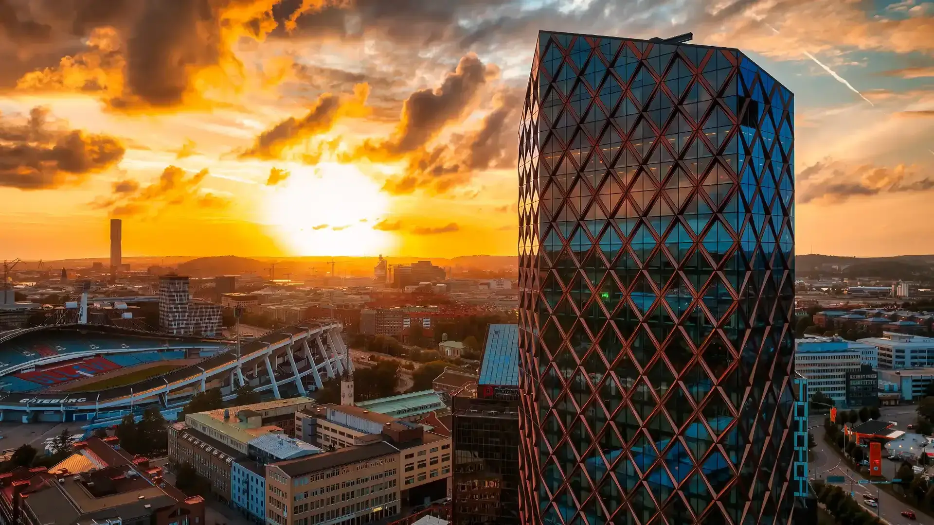 Jacy’z Hotel & Resort Fasaden av Jacy'z Hotel & Resort i Göteborg.