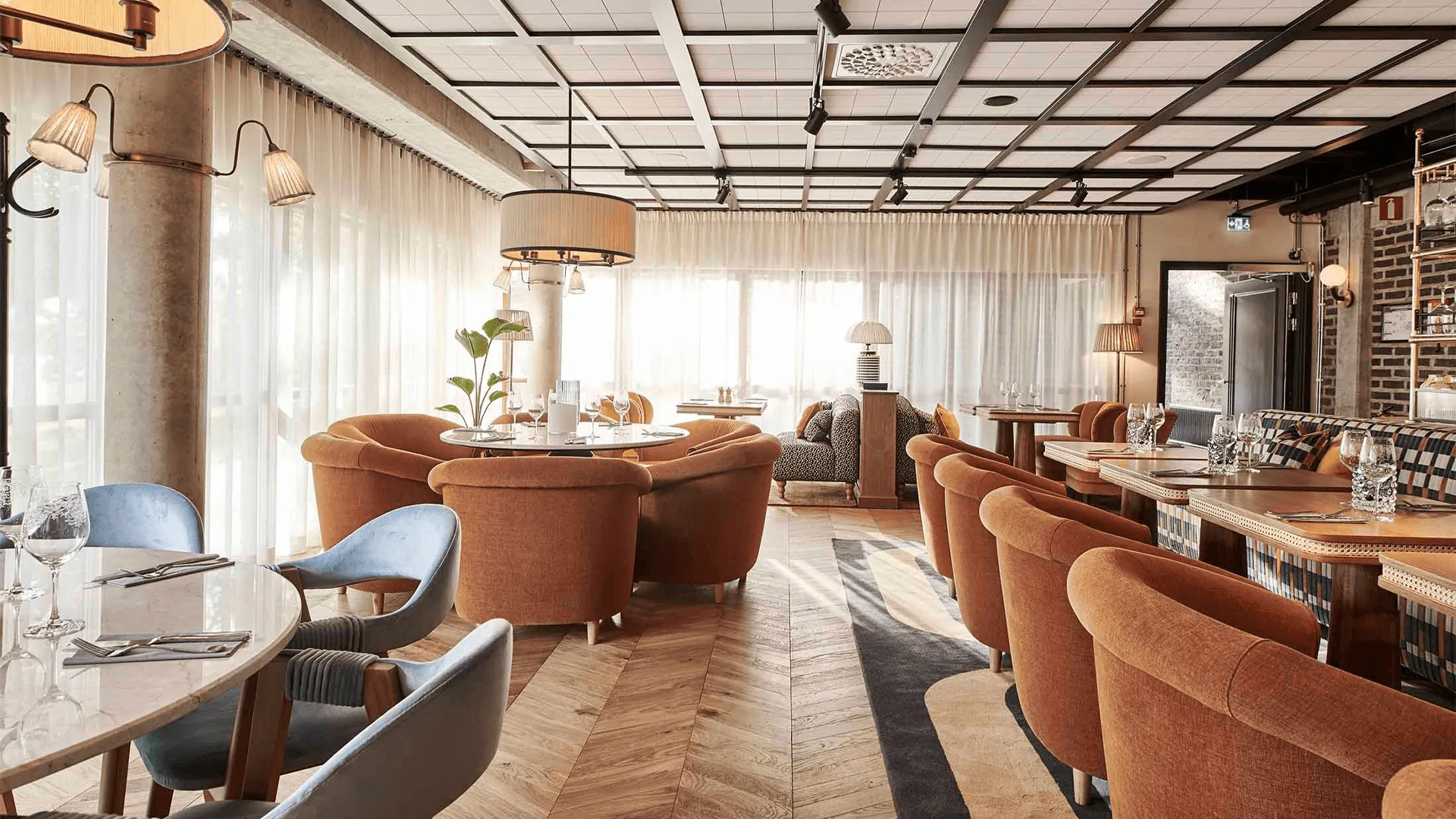 Restaurang på Ellery beach house.